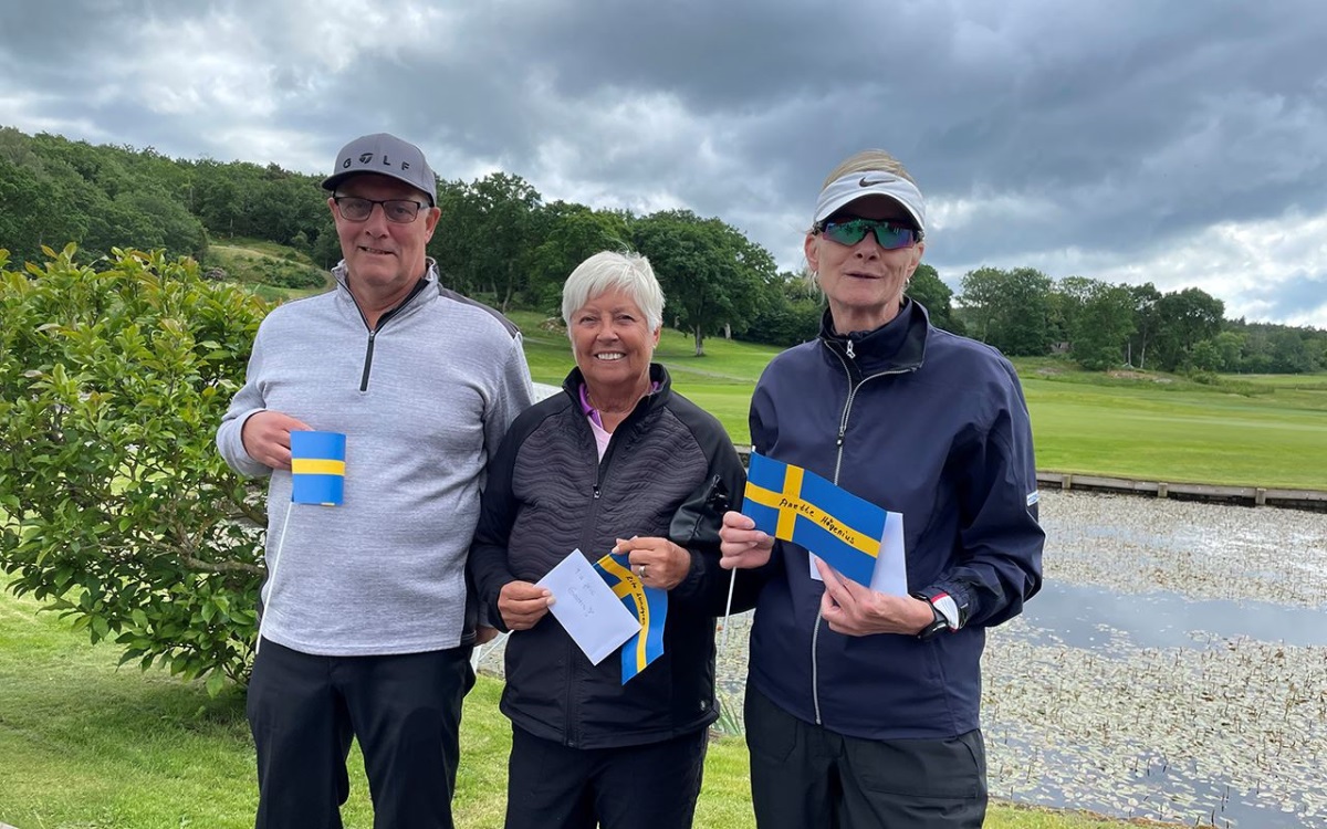 Från vänster: Per Östberg (2:a), Rita Lundgren (1:a) och Anette Högenius (3:a)