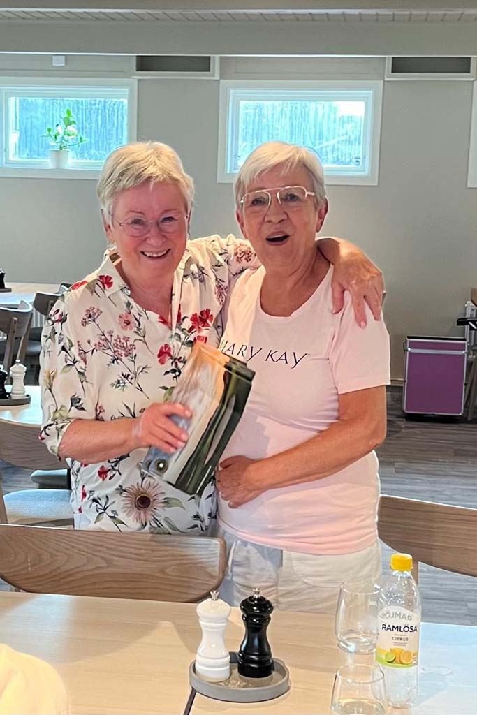 Dagens sponsor var Lena Cissig med Mary Kay produkter